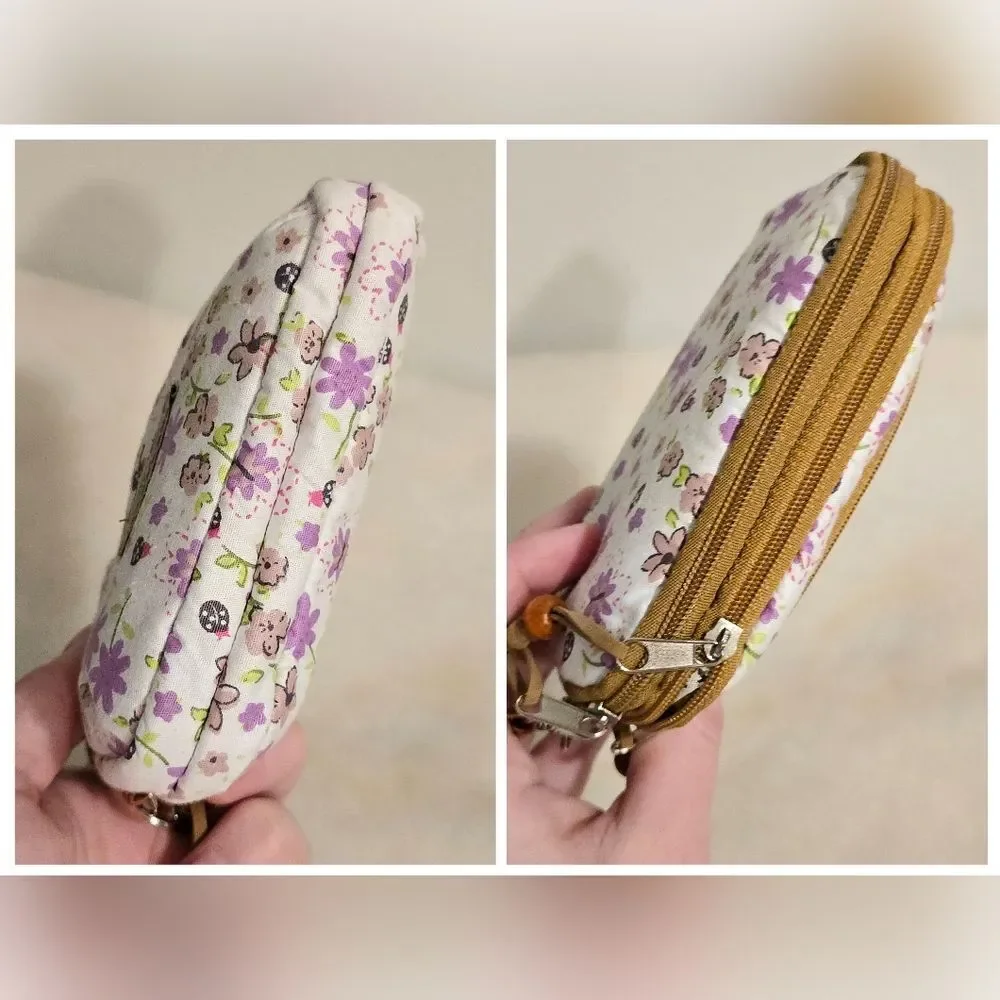 Jewelry Mini Travel Organizer In Floral Fabric by Qiao jia ren